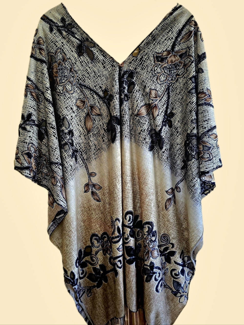 Resort! Cruise! Packable! Glamorous! Evening Vintage Kokomo Vacation Wrap Top
